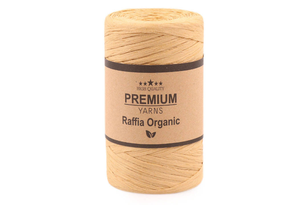 

Premium Yarn Raffia Organic, Соломка №19, Бежевый