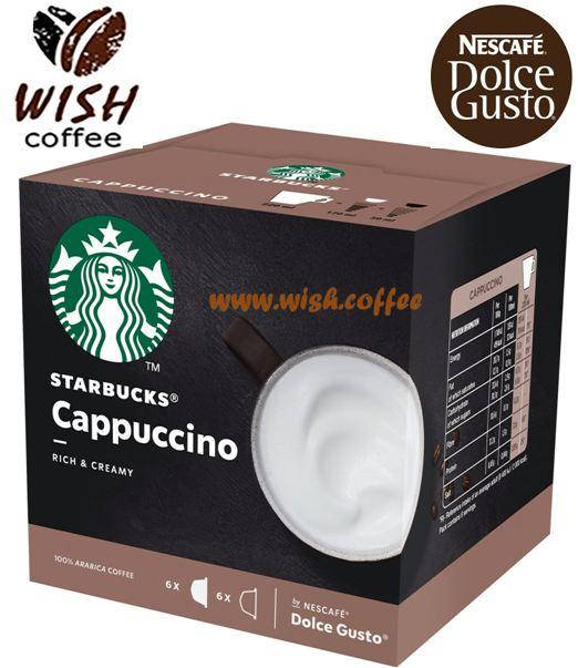 

Dolce Gusto Starbucks Cappuccino - Дольче густо Старбакс Капучино (12 капсул = 6 порций)
