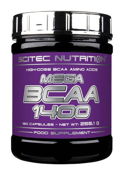 

Mega BCAA 1400 Scitec Nutrition, 180 капсул