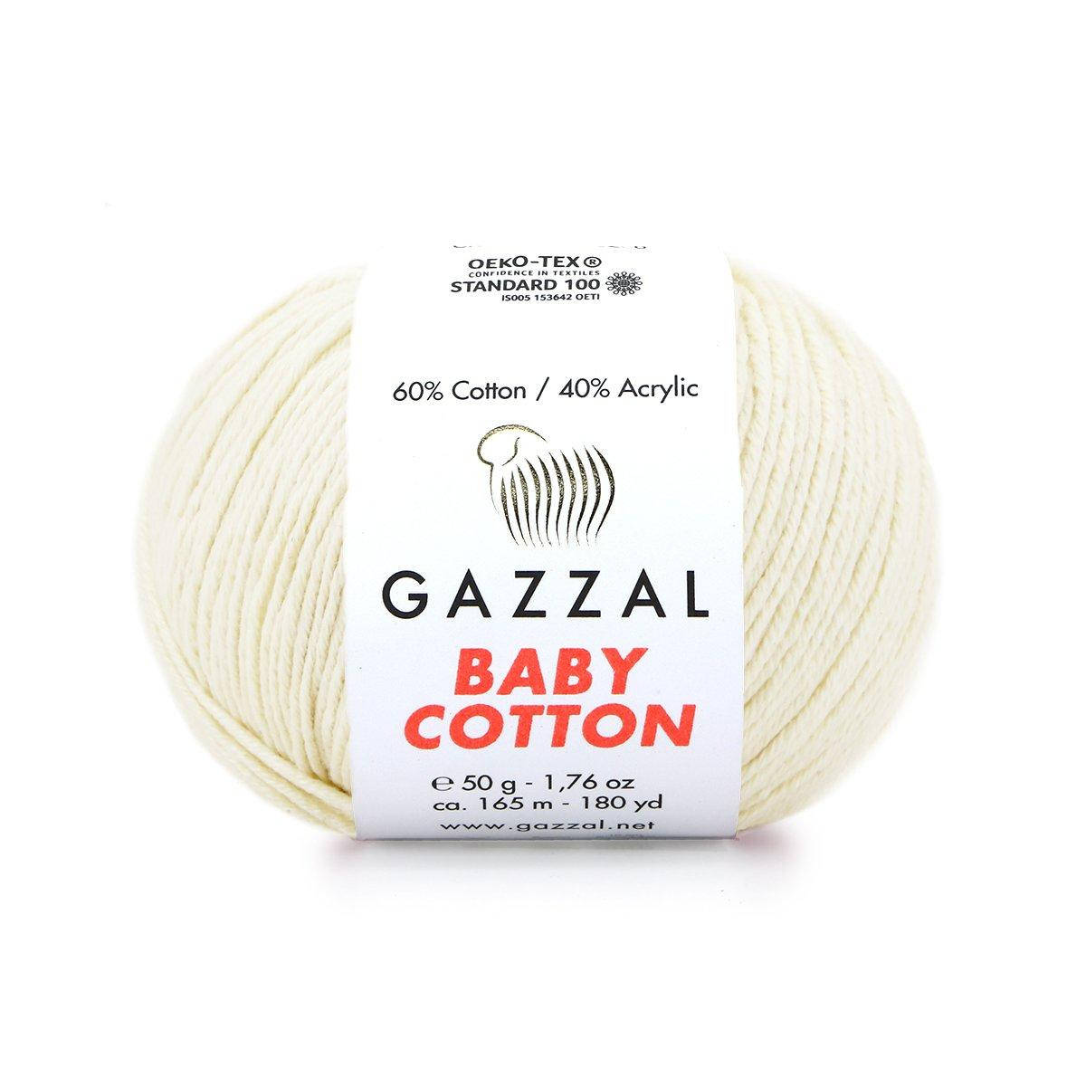 

Gazzal Baby Cotton № 3437 молочный