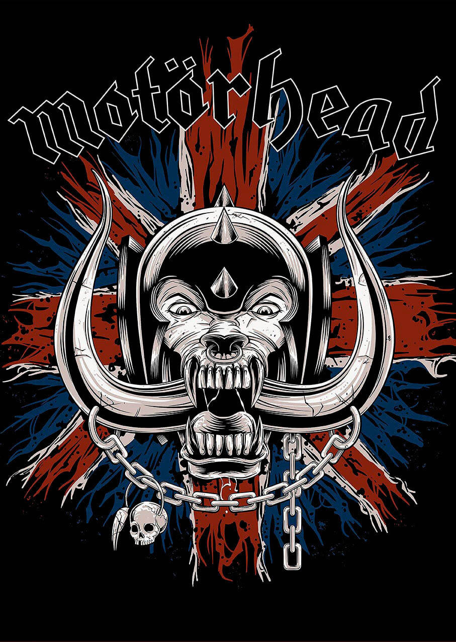 

Плакат MOTORHEAD 2 British flag