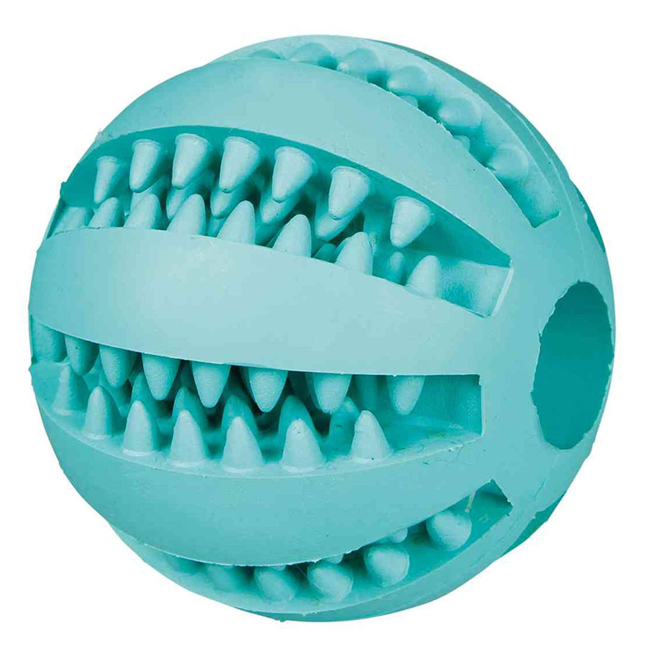 

Игрушка для собак Trixie Denta Fun Мяч резиновый для чистки зубов, Зелёный