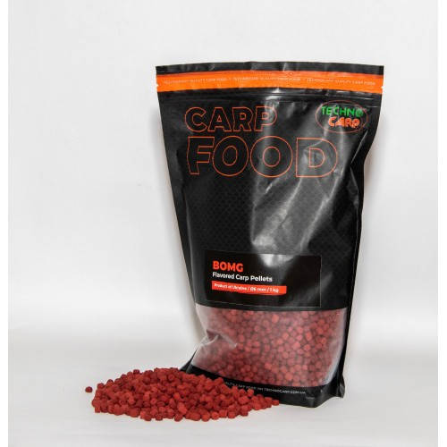 

Пеллетс прикормочный BOMG Flavored Carp Pellets 6mm 1кг