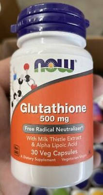 

Глутатион NOW Glutathione 500 mg 30 вегетарианских капсул
