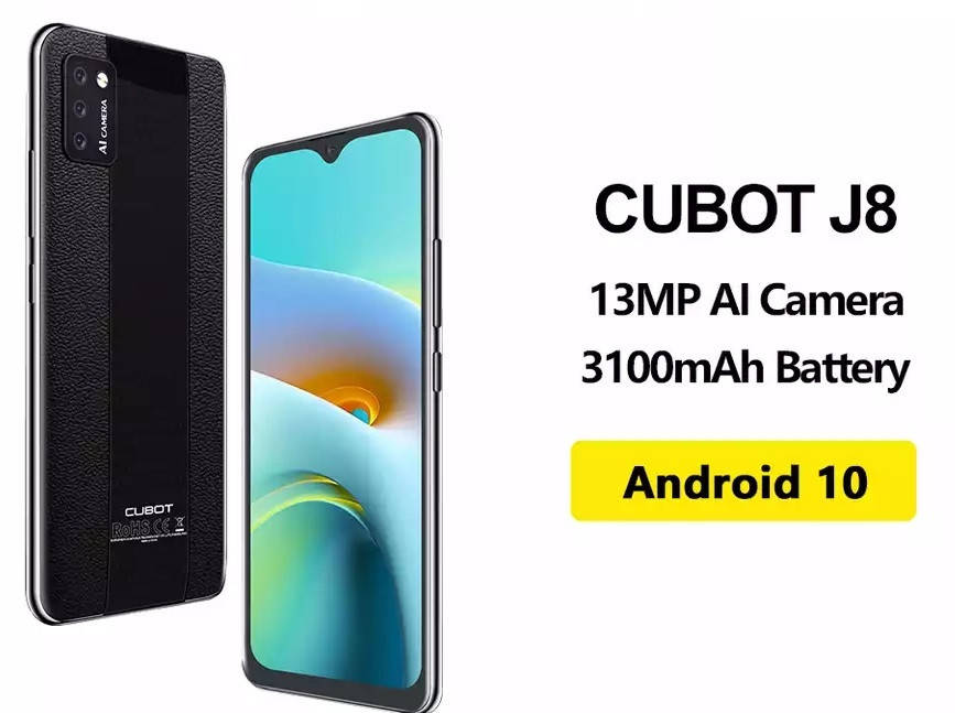 

Смартфон Cubot J8 Black 2/16GB 5.5" камера 8+13Mp And 10+чехол, Черный