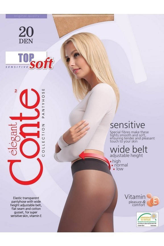 

Колготки женские Conte Top soft 20 Den, , nero, Черный
