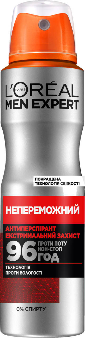 

Дезодорант-Антиперспірант L'Oréal Paris Men Expert Непереможний для чоловіків 150 мл