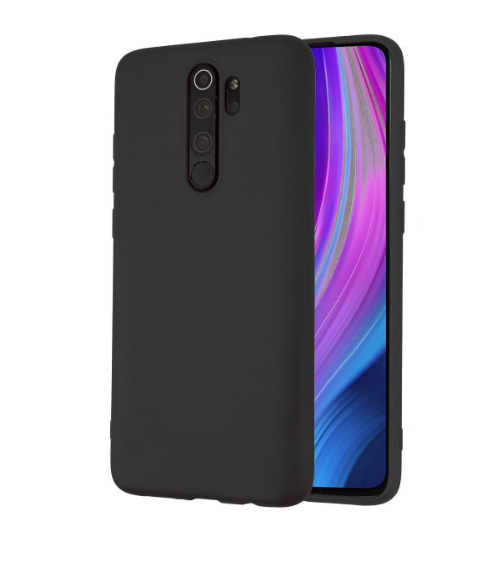 

Чехол силиконовый для Xiaomi Redmi Note 8 Pro черный (ксиоми редми нот 8 про)