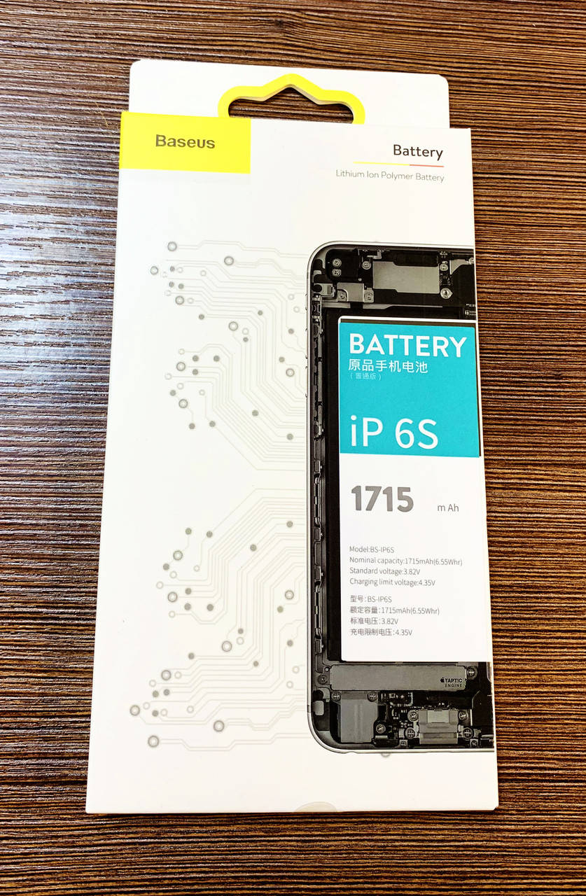 

Аккумуляторная батарея на Apple iPhone 6S фирмы Baseus 1715 mAh