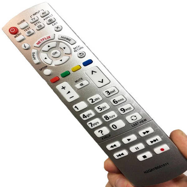 

Пульт для телевизора panasonic n2qayb001009 netflix, Серый