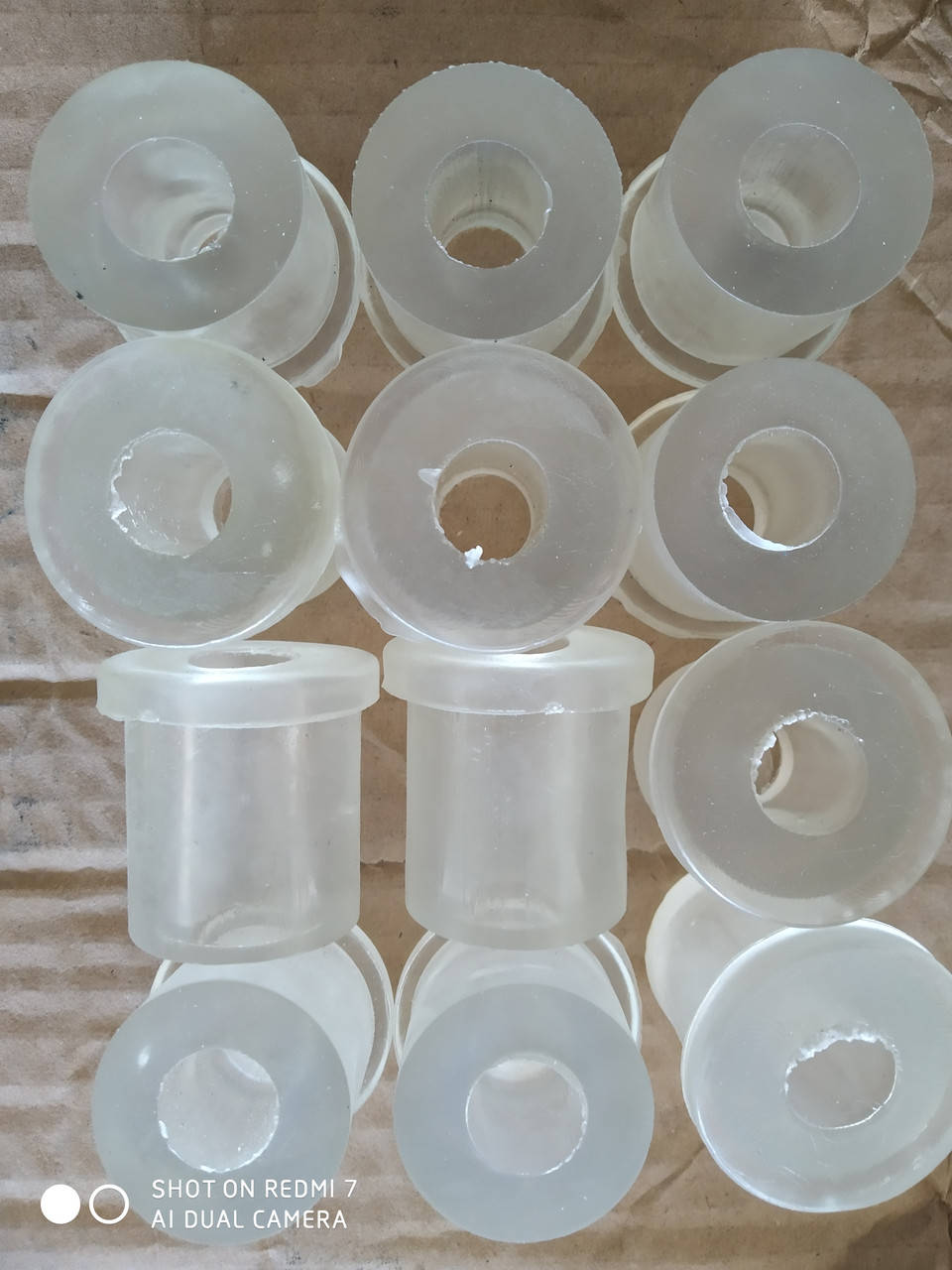 

Втулка ушки рессоры Волга, ГАЗ (полиуритан, белый.)