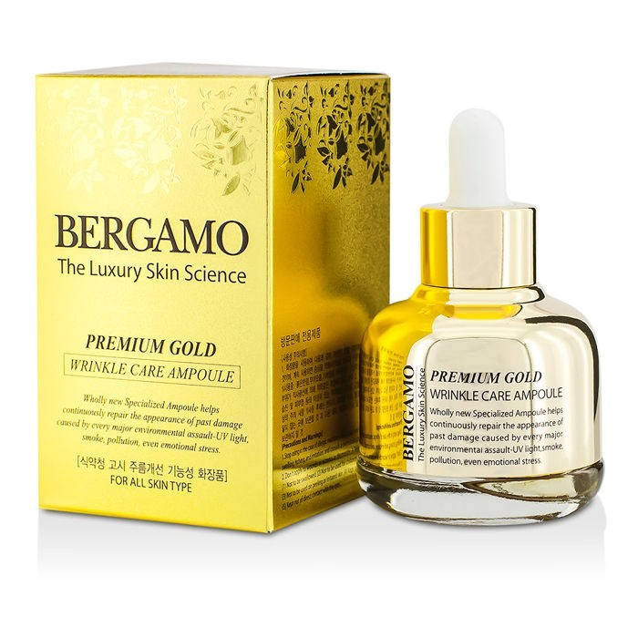 

Ампульная сыворотка с золотом Bergamo Premium Gold Wrinkle Care Ampoule