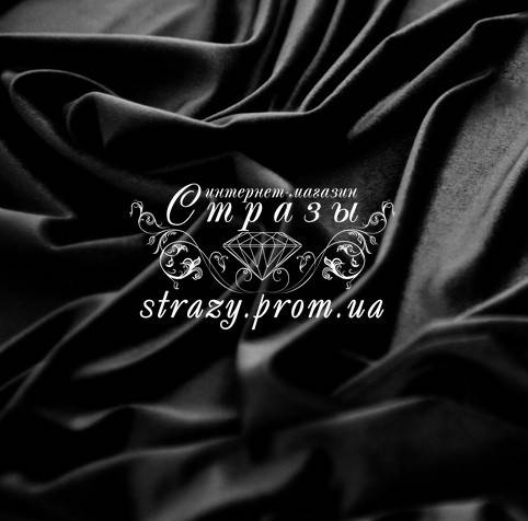 

Велюр Smooth Velvet Black Chrisanne Clover 1м