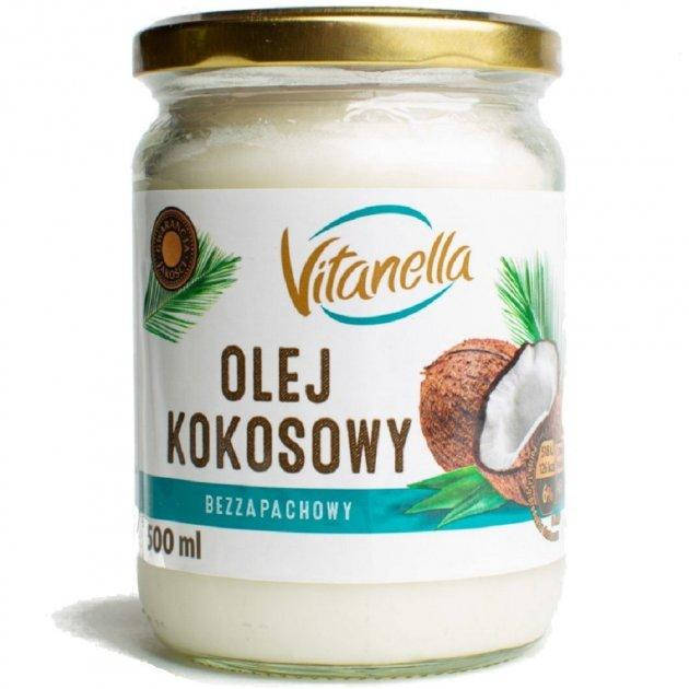 

Кокосовое масло Vitanella 500мл. Рафинированное