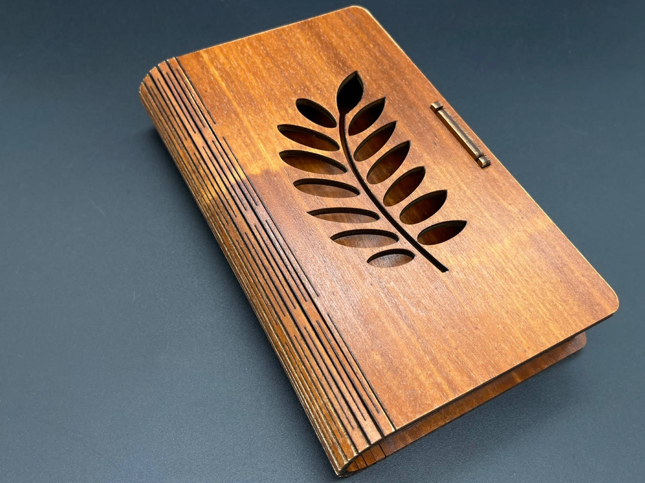 

Шкатулка-купюрница из фанеры. Цвет "яблоня". 19х11.5х3.5см