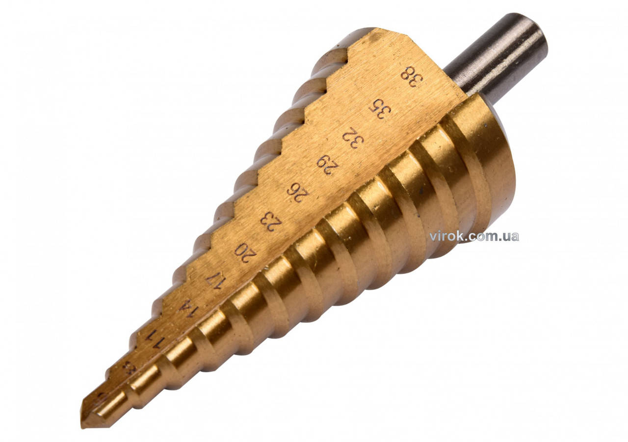 

Сверло по металлу конусное YATO HSS 4241 6-38 мм 105 мм YT-44740