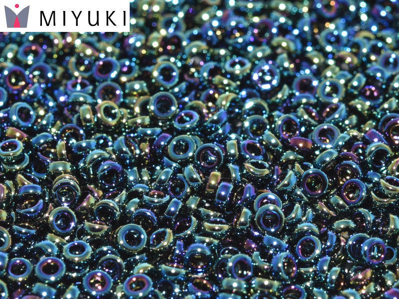 

Spacer Beads MIYUKI 2,2 х 1 мм SPR 0455 Metallic Variegated Blue Iris