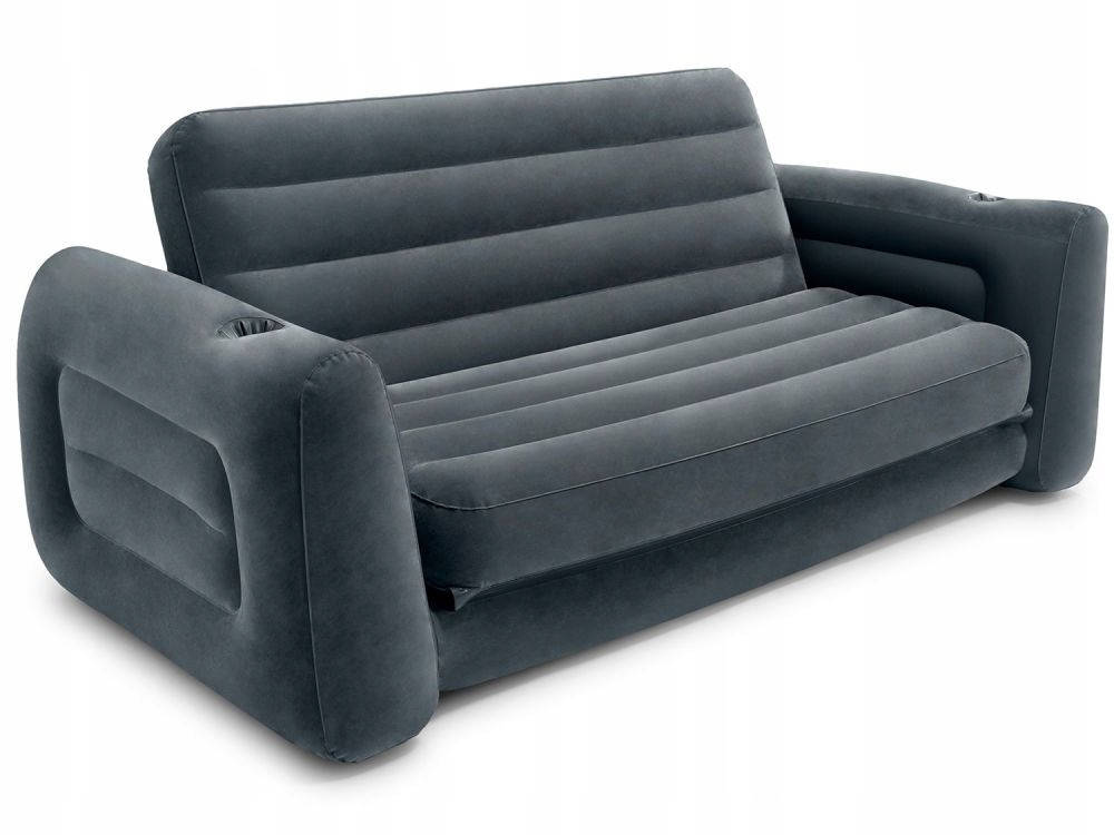 

66552 Надувной диван-трансформер Pull-Out Sofa, Черный