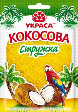 

Кокосовая стружка желтая
