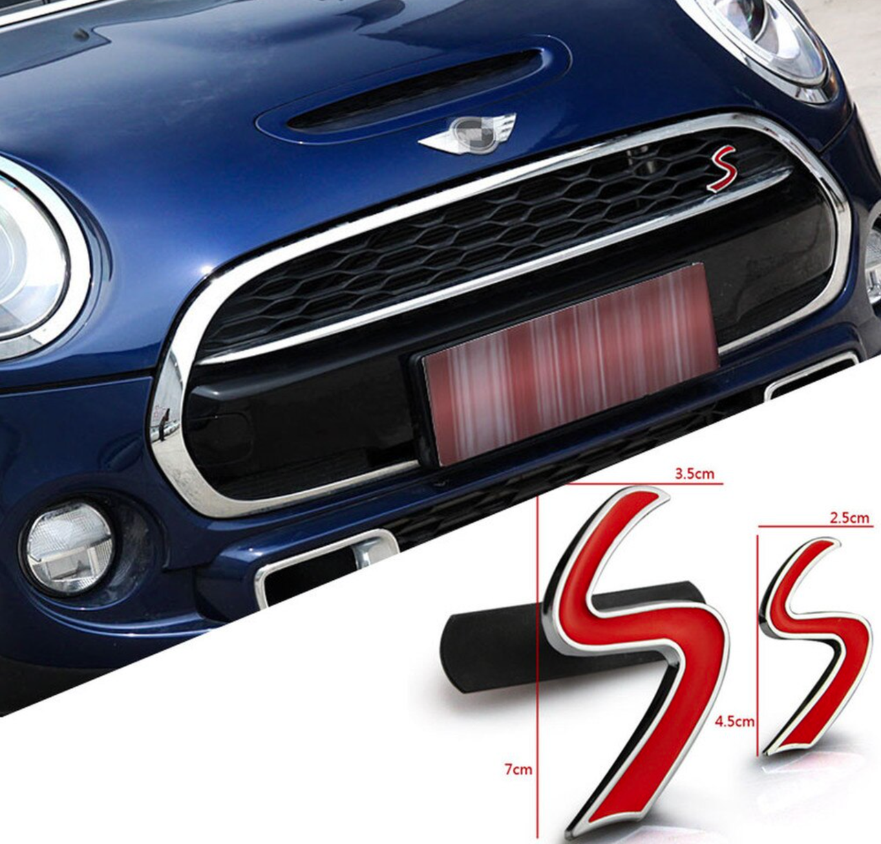 

Наклейка, эмблема MINI S Cooper One S R50 R53 R56 R60 F55 F56