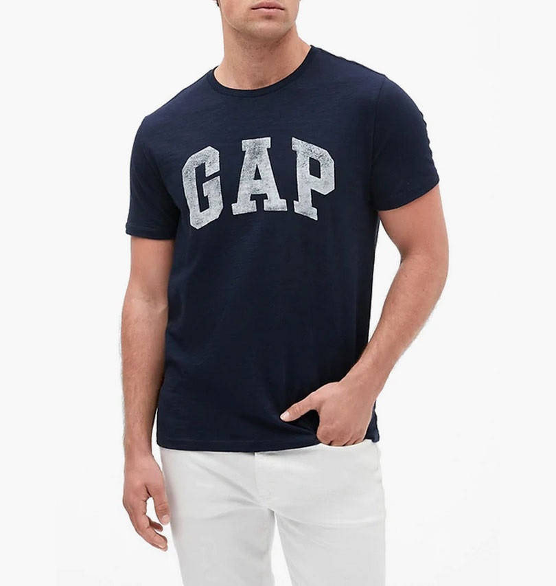 

Мужская Футболка Gap Logo Tapestry Navy 541069Tpstrnv XXL