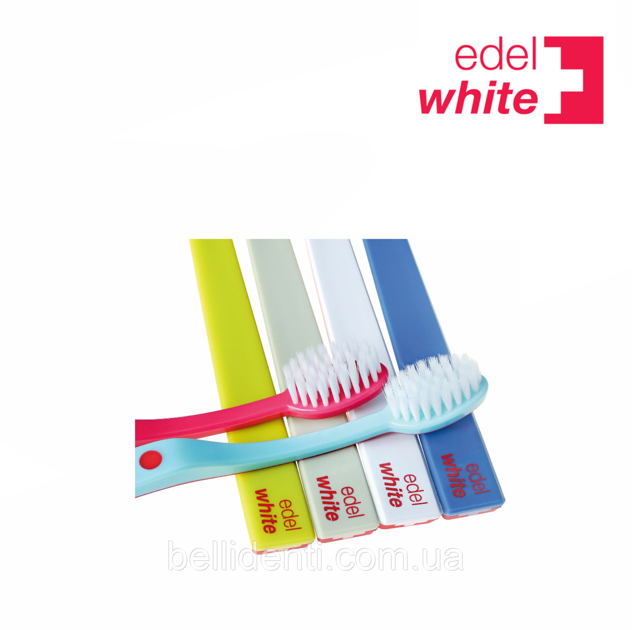 

Ультра мягкая зубная щетка-флосс Edel+White, 1 шт