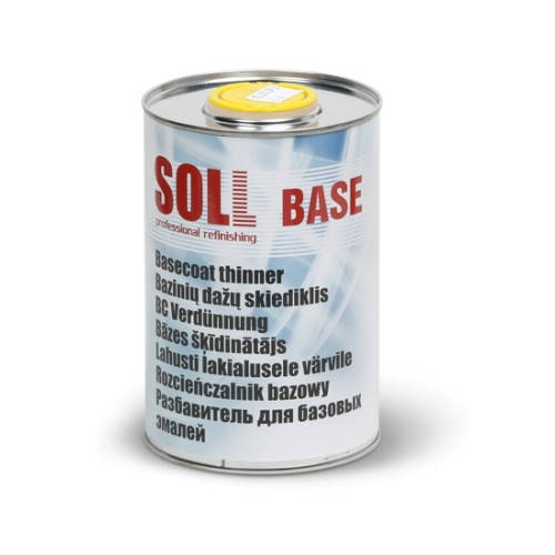 

Разбавитель для краски "металлик" 1л SOLL Basecoat thinner BC 1