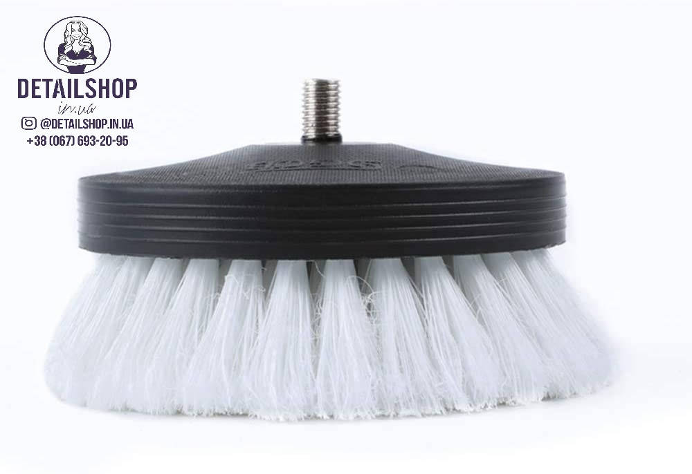 

SGCB Pneumatic carpet brush white щетка на дрель для чистки текстиля мягкая