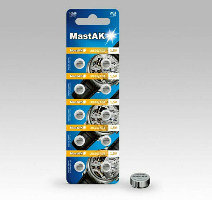 

Батарейка часовая MastAK LR626 (AG4, 377)
