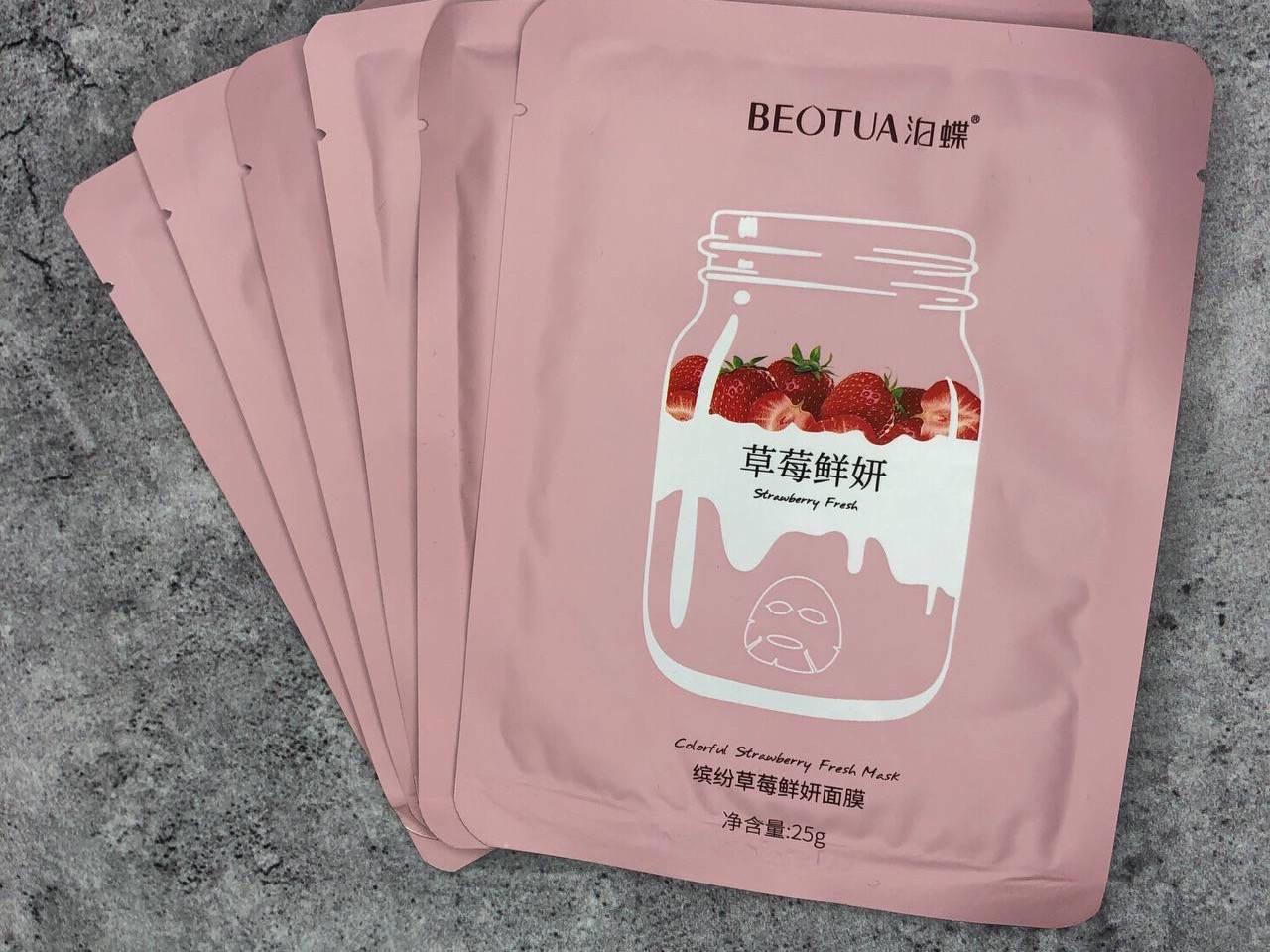 

Маска BEOTUA Fresh Strawberry Mask з екстрактом полуниці 25 g