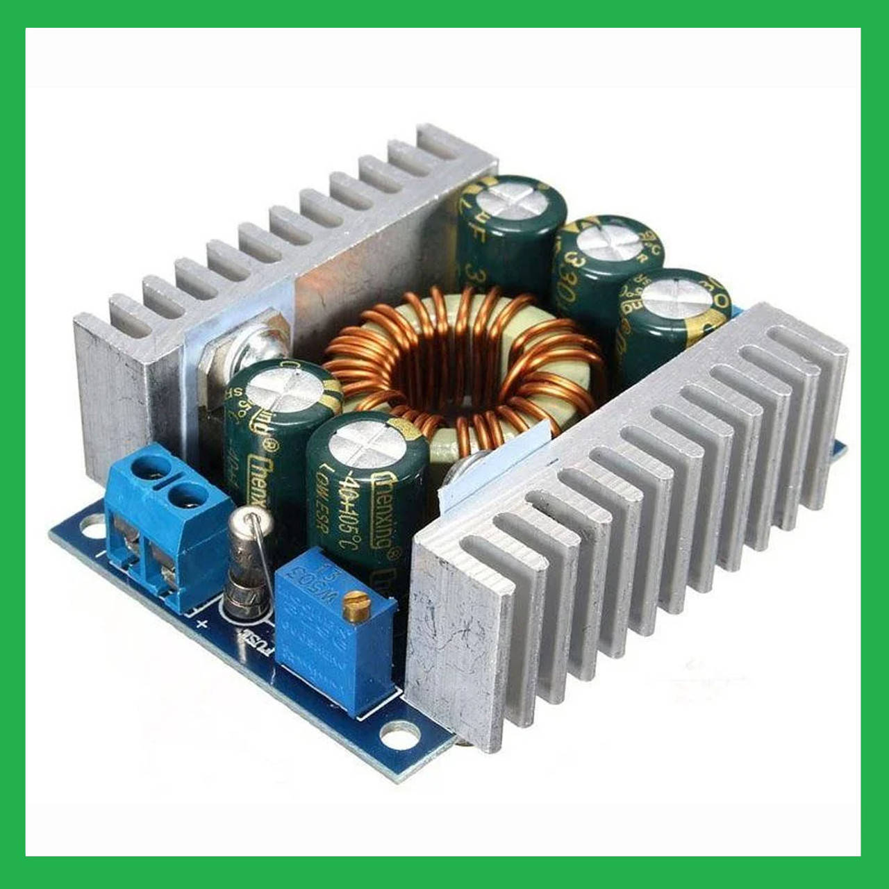 

Модуль 300W DC-DC понижающий преобразователь Uin-4,5-30V Uout-0,8-30V, 12 А max