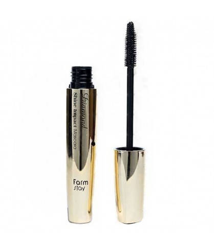 

Ультрачерная тушь с эффектом глянца FarmStay Diamond Shine Impact Mascara 12 мл