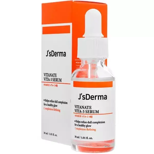 

Сыворотка с ниацинамидом для борьбы с пигментацией JsDerma Vitanate Vita-3 Serum, 30 мл