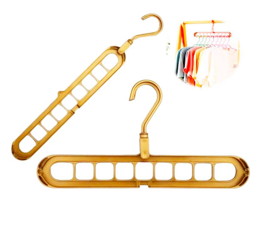 

Вішалка органайзер для одягу Hanger Clothes Bronze, Бронза