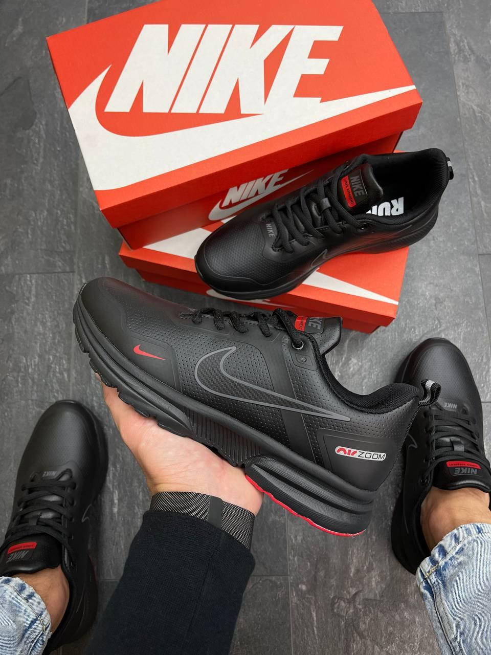 

Мужские кроссовки Nike Air Zoom Lunar Apparent Black/Red, Черный