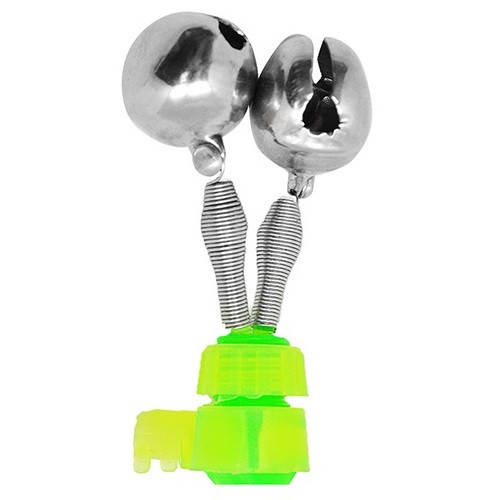 

Набор 100 шт, Колокольчик 2 бубенчика с креплением "Фидер" д.16мм 100шт/уп SF23985