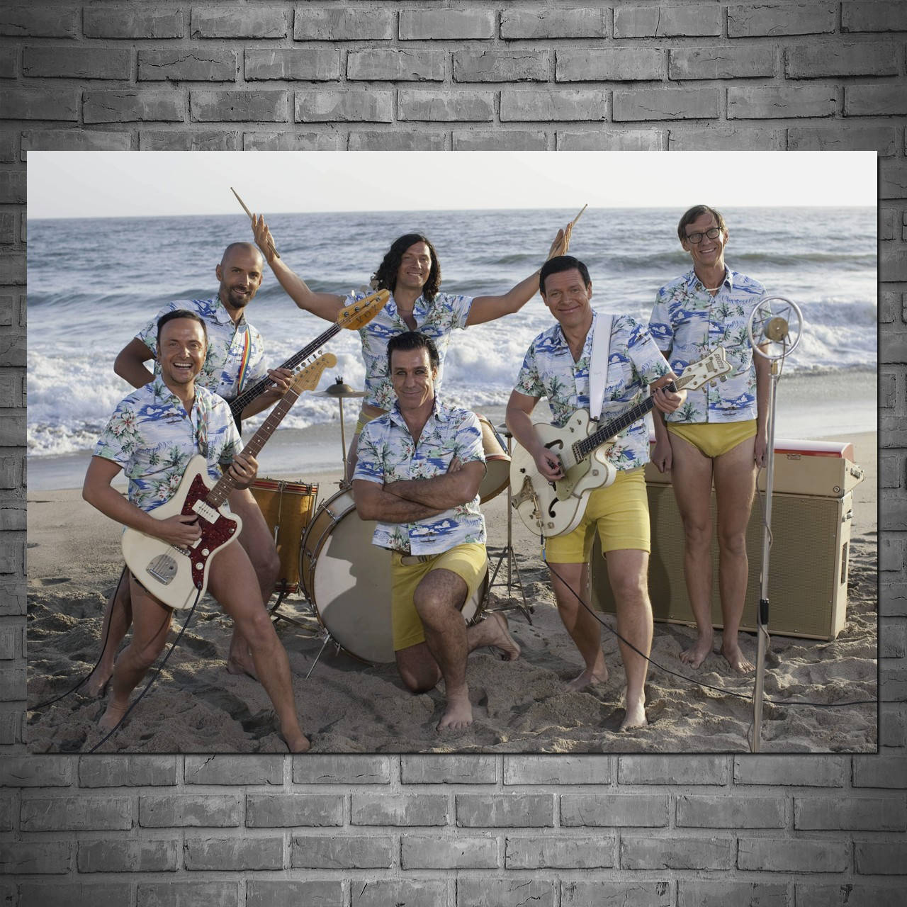 

Плакат "Рамштайн, группа на пляже, Rammstein" (артикул 3080) 30, Полуглянец, 42