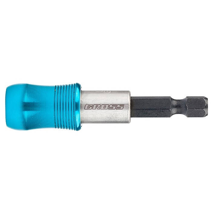 

Адаптер для бит с держателем и двойным магнитом, 1/4", GROSS (11342)