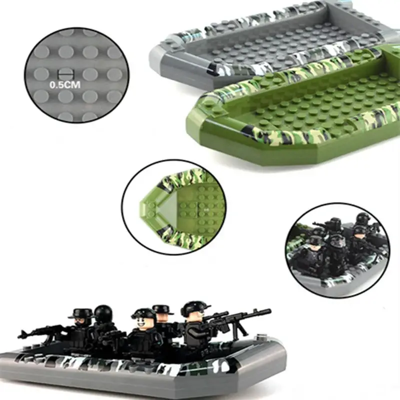 

Лодка подставка катер для лего lego серого зеленого черного цвета, Серый