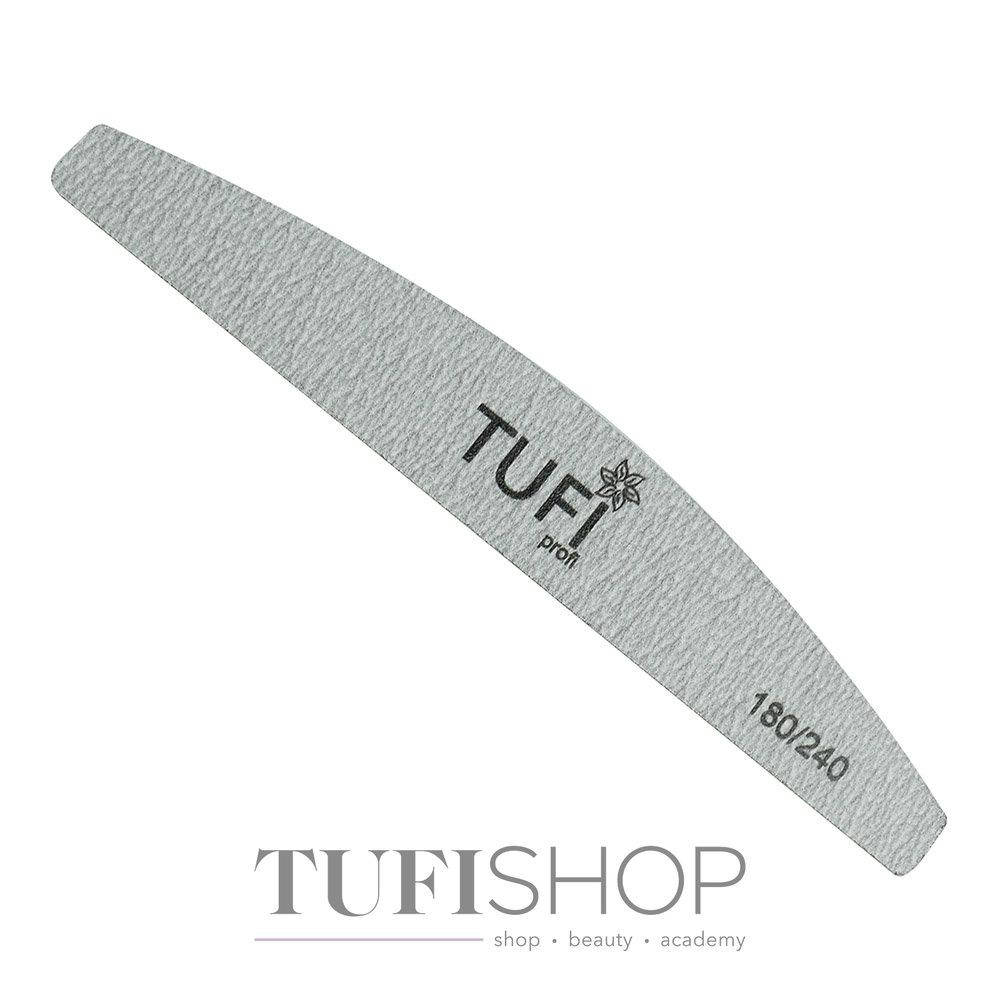 

Пилочка TUFI profi PREMIUM полукруг серая 180/240 грит 17,8 см 1 шт (0102948)
