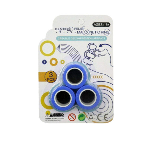 

Игра-антистресс Magnetic Ring, синий (KG-3028)