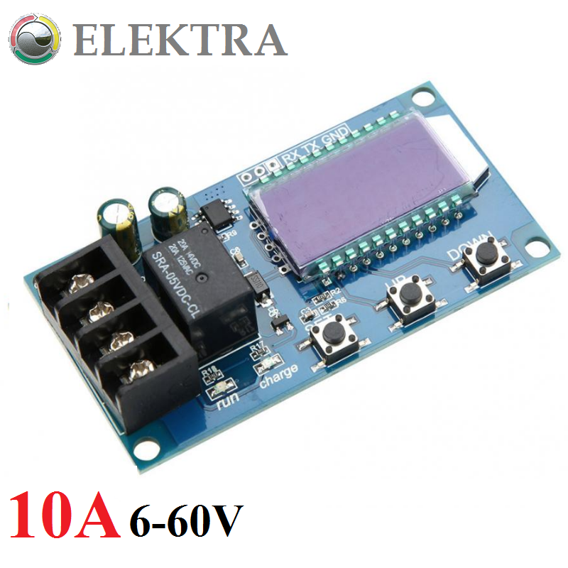 

Универсальный контроллер заряда аккумуляторных батарей XY-L10A , 6-60V/10А