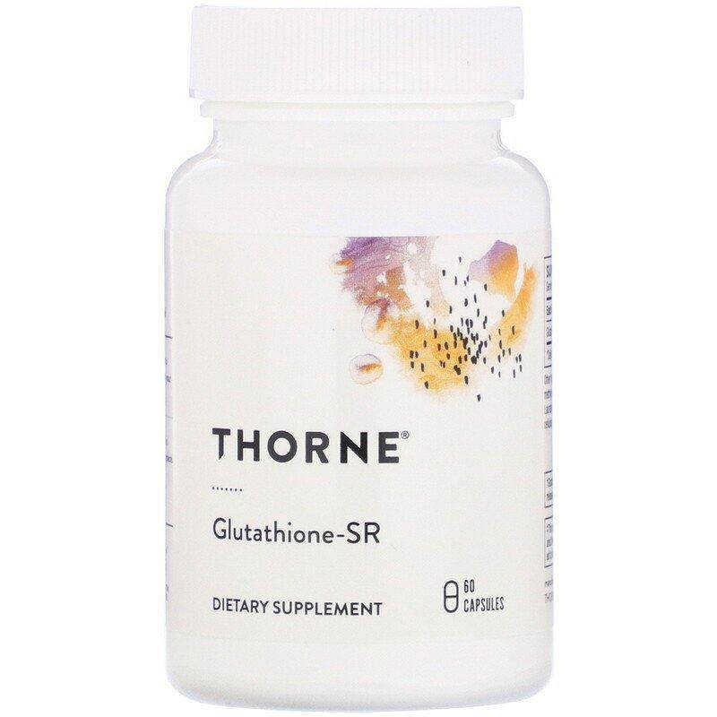 

Глутатіон-SR, Glutathione, Thorne Research, 60 капсул