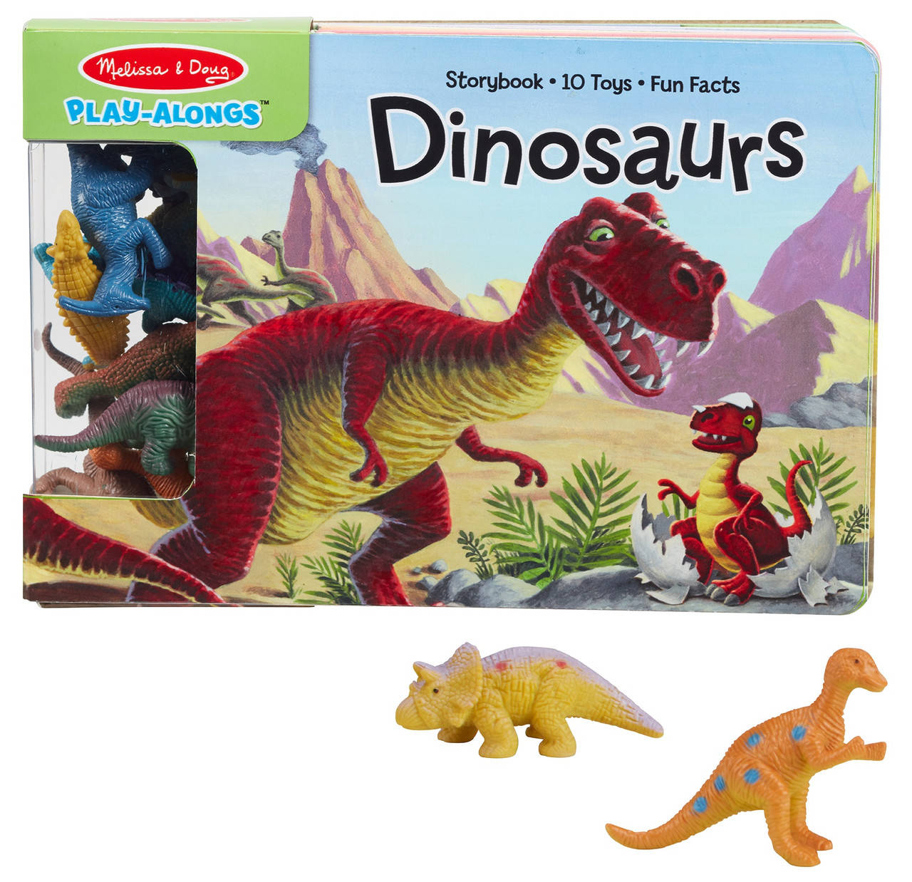 

Мягкая книга с игровыми фигурками динозавров Melissa & Doug (MD31284)