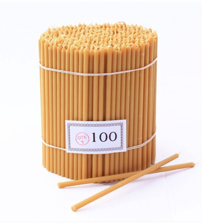 

Свечи церковные парафиновые №100 / 500 шт