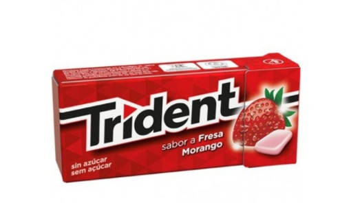 

Жевательная резинка Trident Morango (Клубника) подушечки 10 шт, 14,5г