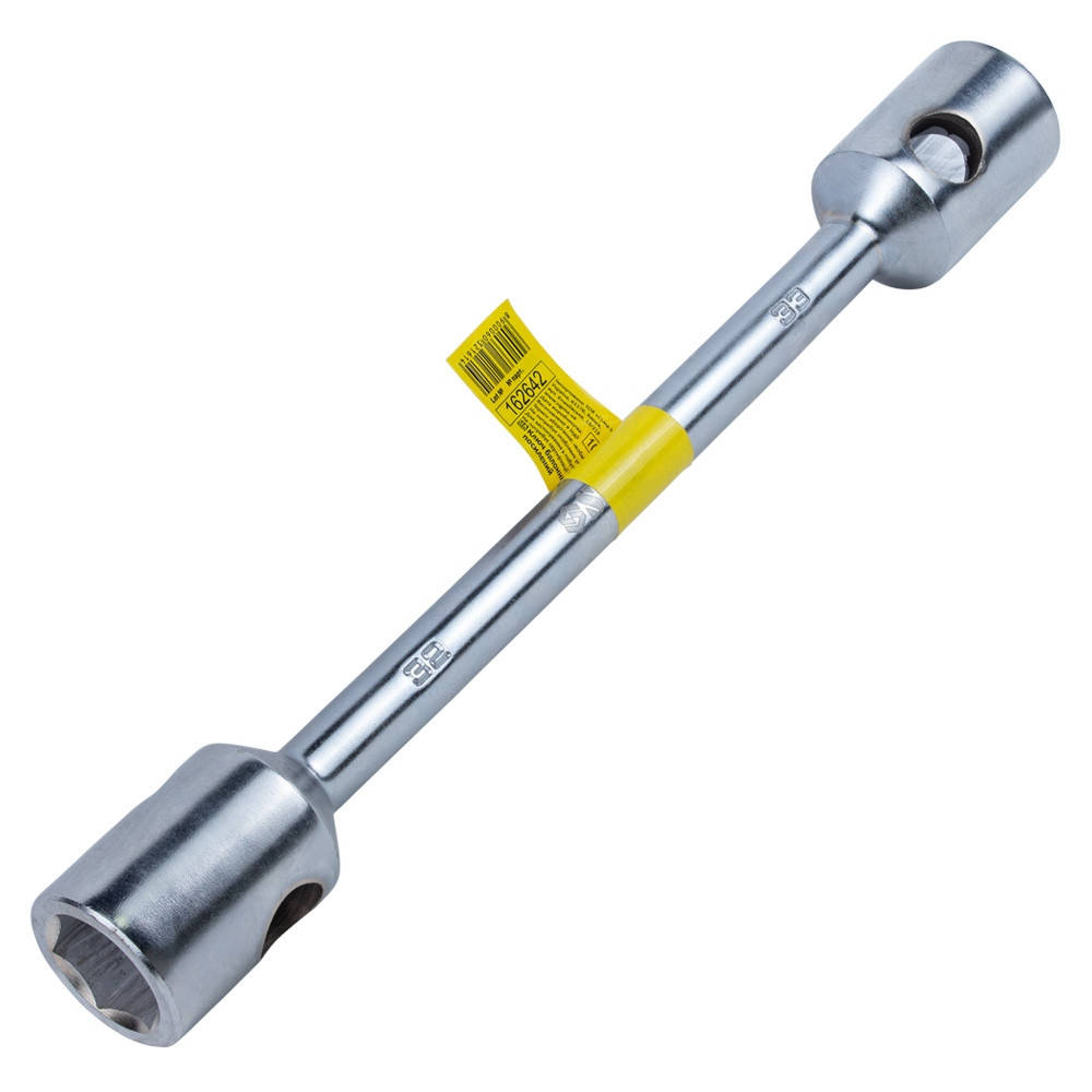 

Ключ балонный усиленный 32×33×400мм CrV satine SIGMA (6032161)