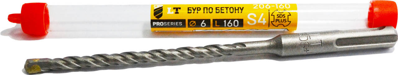 

Бур по бетону SDS-PLUS S4 Ø 6x160 мм