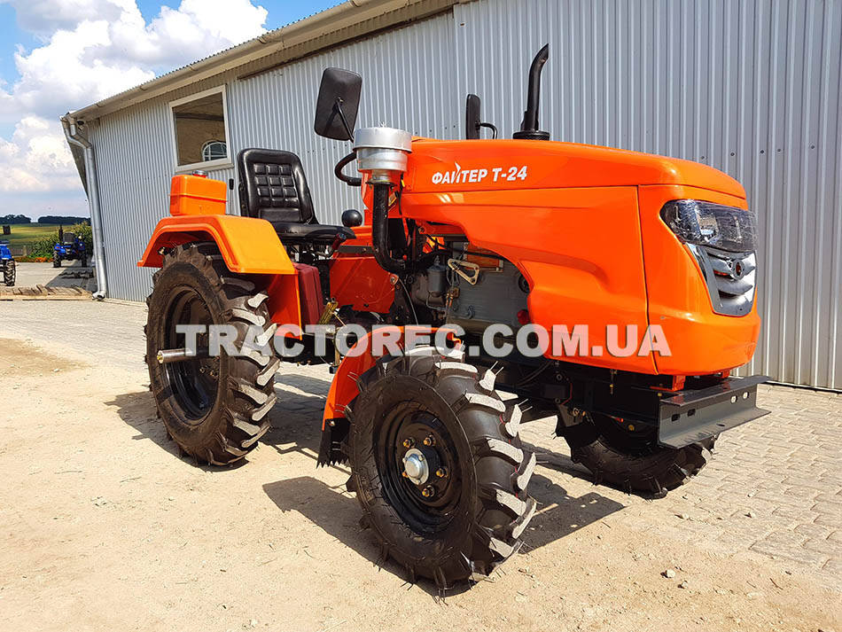 

Мототрактор Файтер Т24 + фреза 140 см + плуг украинского производства в комплекте! Бесплатная доставка!, Оранжевый