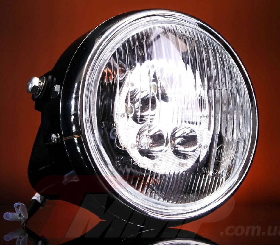 

Фара Дельта / Альфа круглая хром LED-5 светодиодная 5 диодов 18W